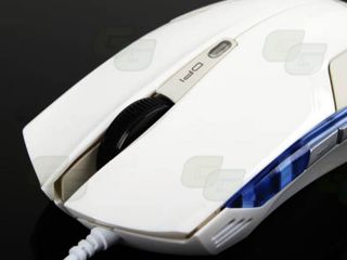 WHITE CONSTRICTOR 7BUTTON OPTICAL GAMING MOUSE ERGONOMIC x mionix