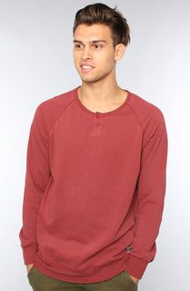 Analog The United Crewneck Sweatshirt in Red Heather