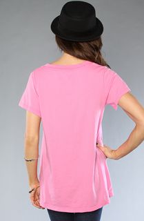 Rebel Yell The Party Shirt BF V Tee in Bubblegum
