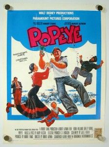 Robert Altman Robin Williams Shelley Duvall Popeye Sailor Man Movie