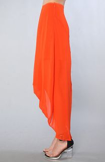 Finders Keepers The Burning Up Skirt in Blood Orange