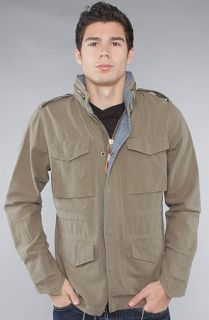 Obey The Love Me M65 Jacket in Light Olive