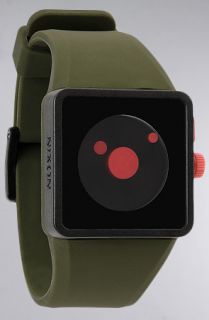 Nixon The Newton Watch in Surplus Black and Red