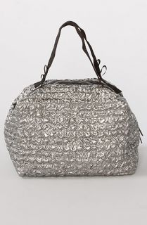 LeSportsac The Quilted Small Passerby Bag in Quilted Metallic Graphite