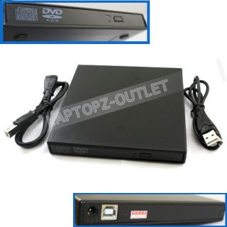 New USB 2 0 External DVD Combo CD RW Burner Drive CD RW DVD ROM Black