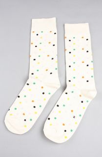 Happy Socks The Dot Socks in White Bright