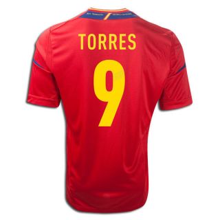 Adidas Fernando Torres Spain Home Jersey 2012 13 Euro 2012