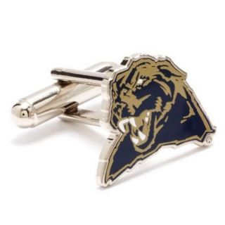 Silver Plated University of Pittsburgh Panthers Cufflinks