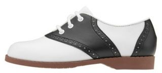  New Girls 50's Saddle Oxford Shoes Children'S