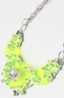 Accessories Boutique The Framework Necklace in Neon Yellow