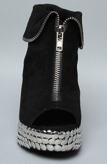 Jeffrey Campbell The South St Shoe in Black Suede