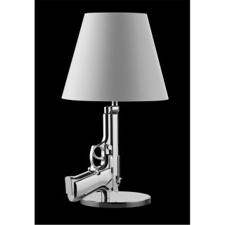 Flos Gun Table Lamp by Philippe Starck Chrome Edition