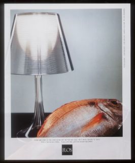 2004 Philippe Starck Lamp Fish Photo Flos Print Ad