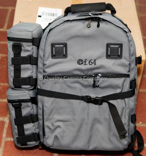 64 f64 bp large system backpack slr mf 4x5 grey new