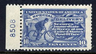 E11 10 Cent Special Delivery MNH Plate Single