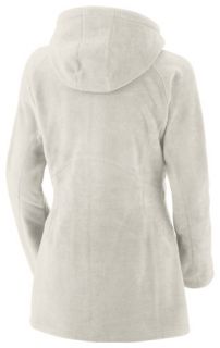 Columbia Benton Springs Long Hoodie Fleece Jacket XL White New Womens