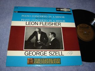 Epic 1080 Stereorama LP Fleisher Szell Grieg Schumann Piano Concerto