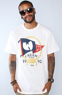 Wutang Brand Limited The Wu Pennant Tee in White