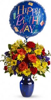 Fly Away Birthday Bouquet T24 1A by Teleflora Flower Delivery