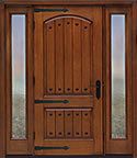  Classic Craft Rustic Fiberglass Entry Door with One Side Lite