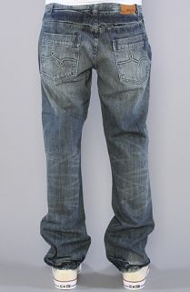 LRG The Woodland True Straight Jeans in Medium Indigo