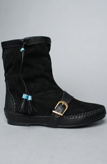 Hearts of Darkness The Rustic Moccasin Ankle Boot in Black  Karmaloop