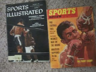 Floyd Patterson on cover of 1958 Sports Illustrated and 1965 Sports