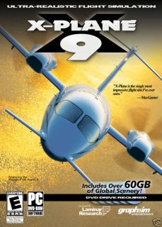 Plane 9 Flight Simulation Game Over 60 GB Scenery for Windows PC New