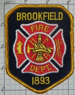  Illinois Brookfield Fire Dept Patch