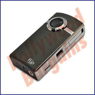 8GB HD Flip UltraHD Pocket Digital Camcorder Black 8 GB