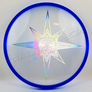 Blue Skylighter Aerobie Flying Disc Frisbee Lighted LED Day or Night