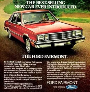 1979 Ford Fairmont 4 Door Sedan Magnet