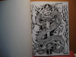 Filip leu DRAGONS TATTOO FLASH SKETCH Art A4 Book Vol. I & II