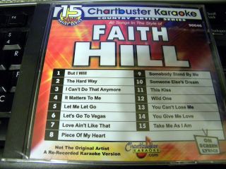Chartbuster Karaoke Faith Hill CD G 90046 New