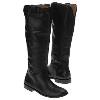 Womens Frye Paige Tall Riding Black Leather 