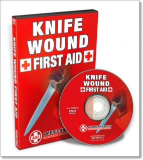 First Aid Knife Fight Wound Emergency Survival DVD