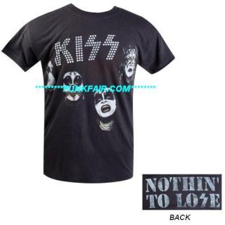 KISS FIRST ALBUM NOTHIN TO LOSE SHIRT S M XL GENE ACE PAUL PETER