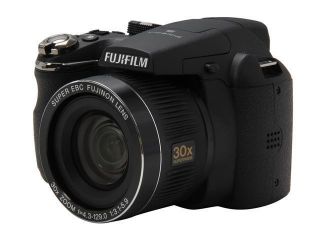 FUJIFILM FinePix S4000 Black 14 MP 30X Optical Zoom 24mm Wide Angle
