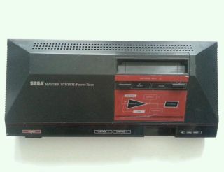 Sega Master System Power Base Black Console Only Tested Works SMS NTSC