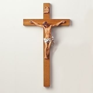 22 5 Fontanini Crucifix Jesus on The Cross Wood New
