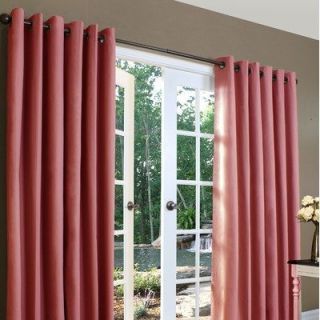   Thermal Insulated Grommet Top Drapes 160X84 Firebrick 