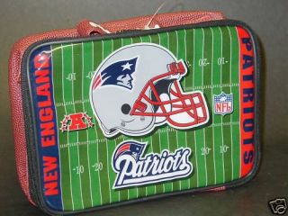 NFL Football Field Lunch Box New England Patriots New