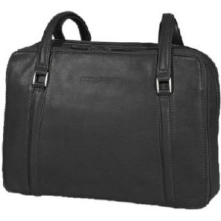 Handbags Derek Alexander Leather Complete EW Double Compartment Black