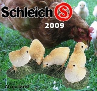 Schleich Farm Life Young Chickens Chicks 13648 New 2009
