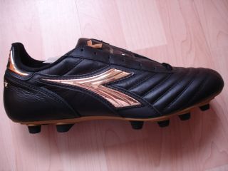 Diadora Brasil Black Gold Football Boots Size US 9 5 UK 9 EU 43 JP 27