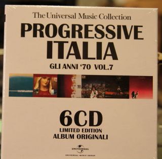 Progressive Italia Vol 7 6 CD Box Set Sensations Fix