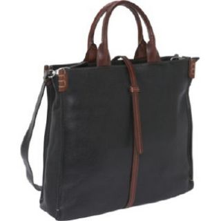 Handbags Derek Alexander 3 Comp Large Top Zip Black/Brandy 
