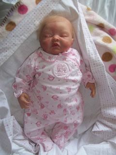 Reborn baby girl Londyn by Denise Pratt Beautiful layette baby