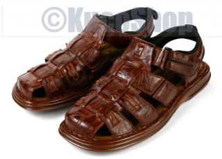 aldo men leather fisherman sandals shoes brown 7