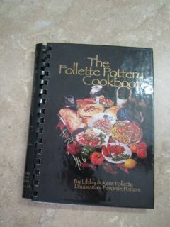 Follette Pottery Cookbook Signed Ruston Louisiana Book
